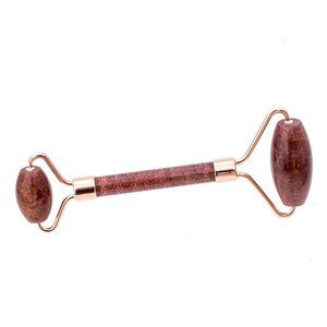 Natural Stone Face & Neck Roller Massager Choose Your Gemstone Healing Crystals